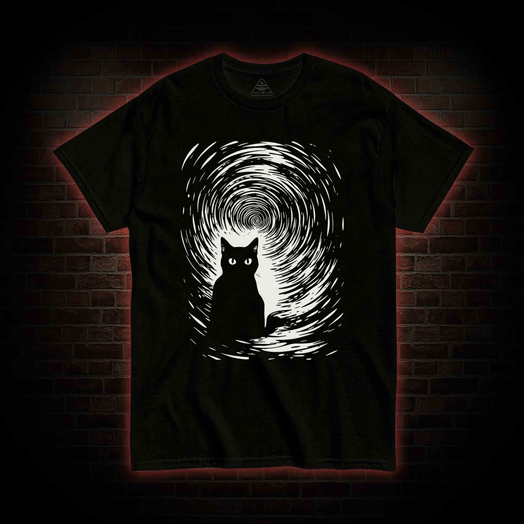 Retro Black Cat T-shirt