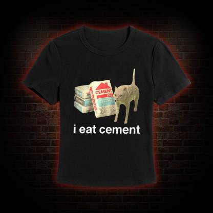 I Eat Cement Slim Fit T-Shirt