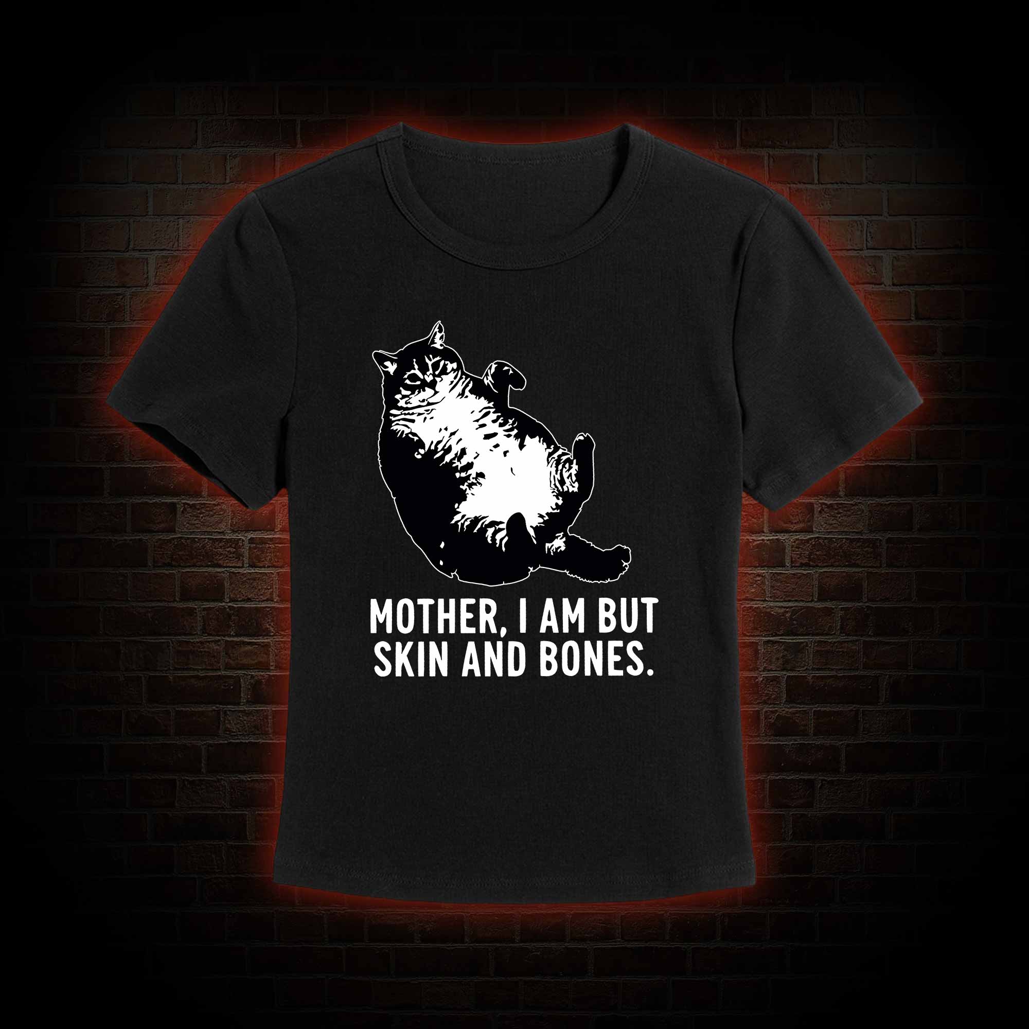 Mother I Am but Skin and Bones Slim Fit T-Shirt