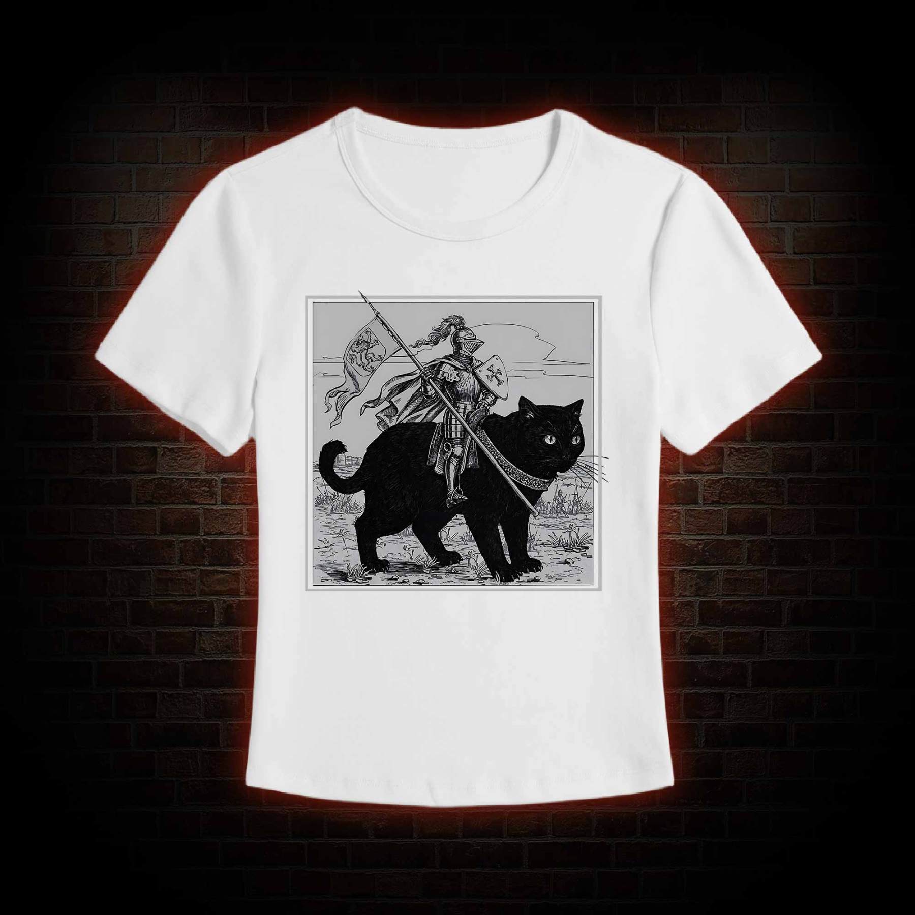 Medieval Knight Slim Fit T-Shirt