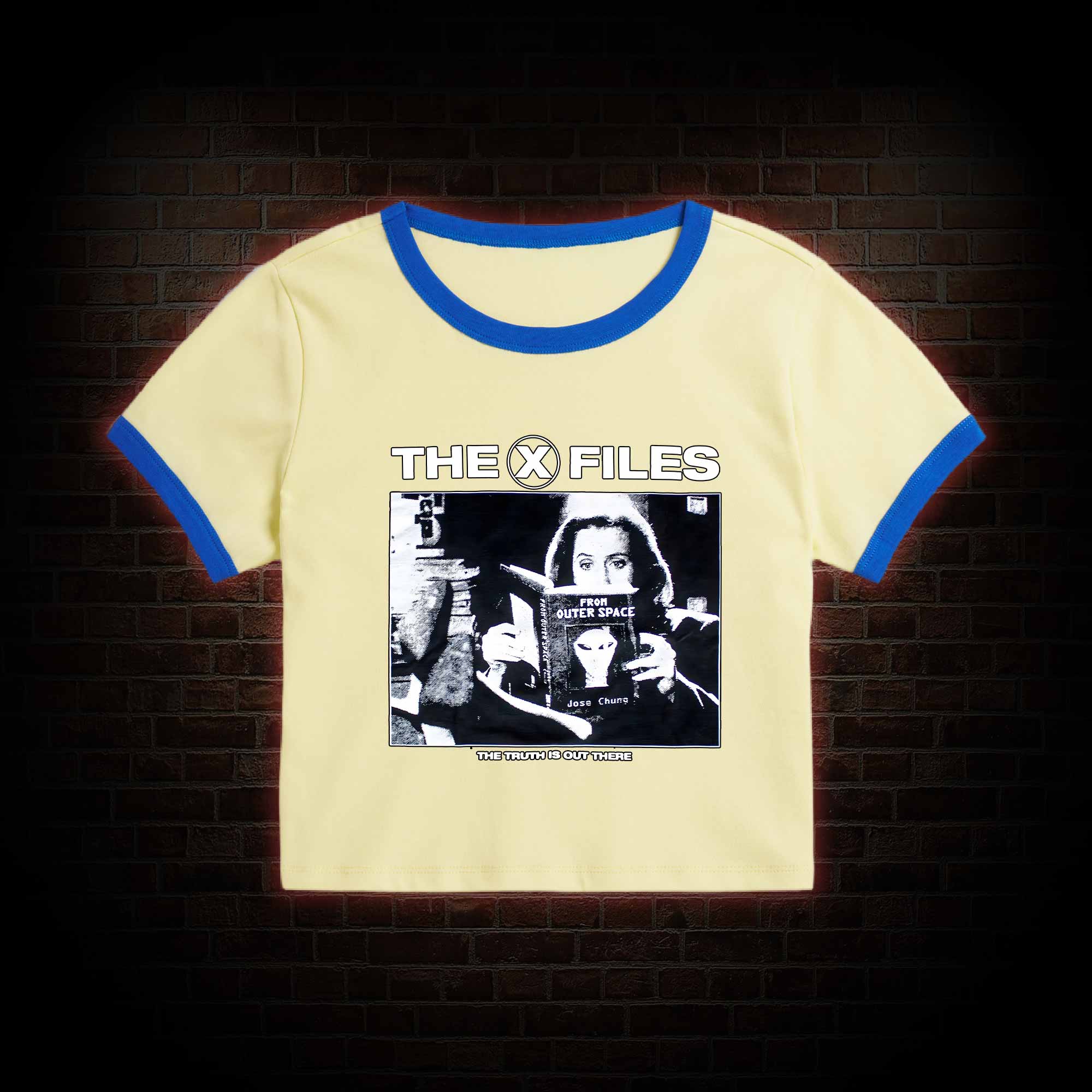 The Truth Is Out There Slim Crop T-Shirts