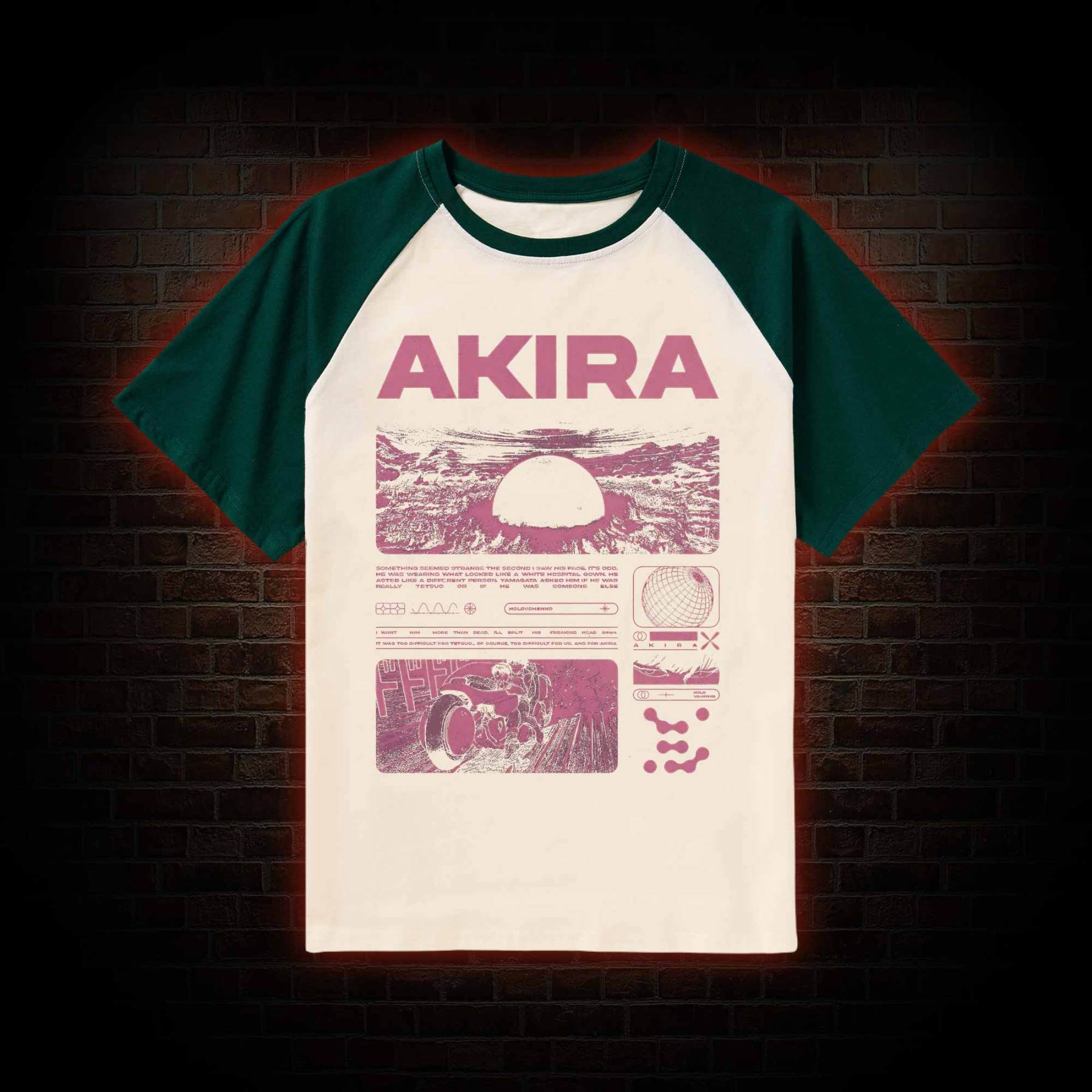 Signal Traced to Tokyo! Raglan T-shirt