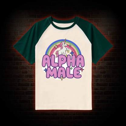 Alpha Male Raglan T-shirt