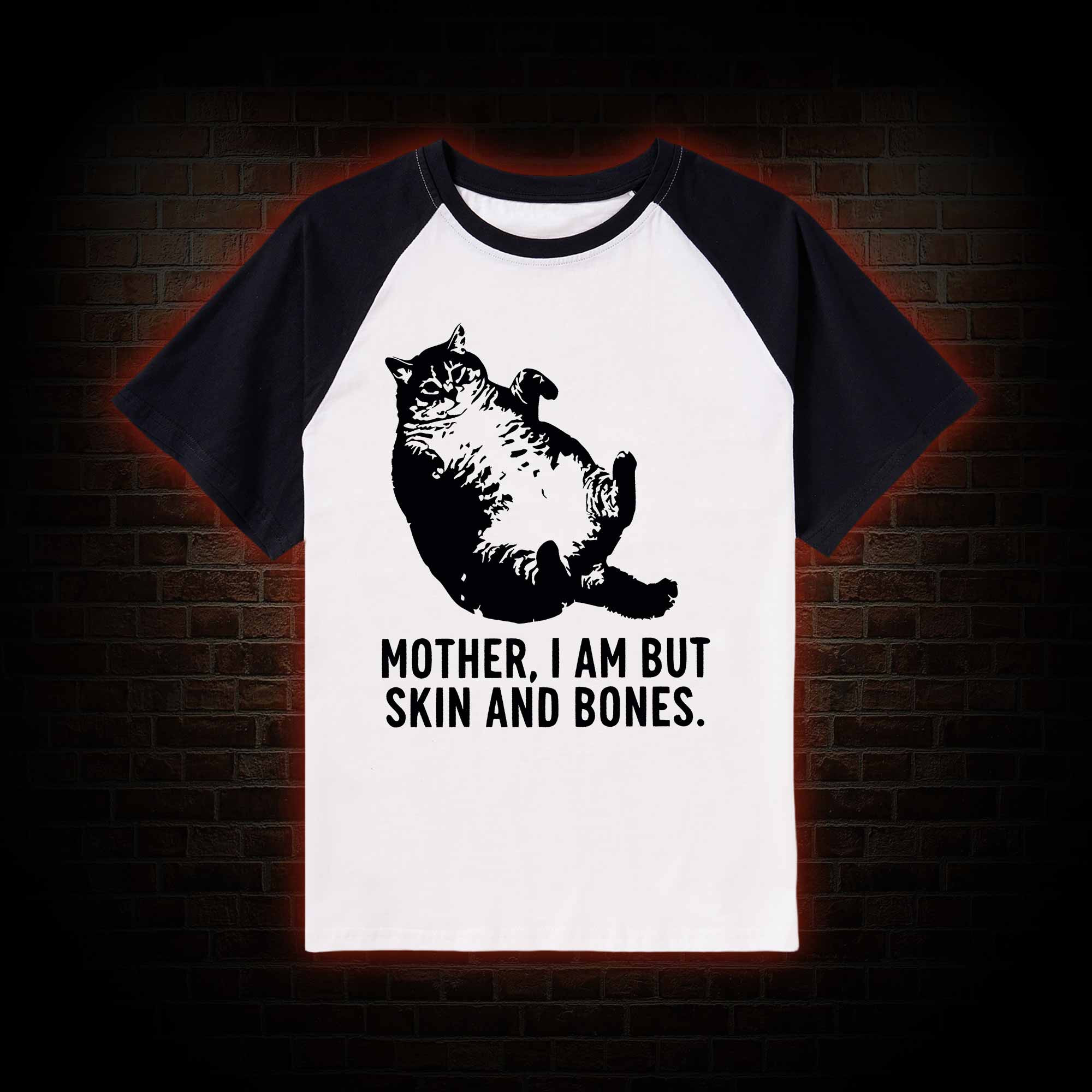 Mother I Am but Skin and Bones Raglan T-shirt