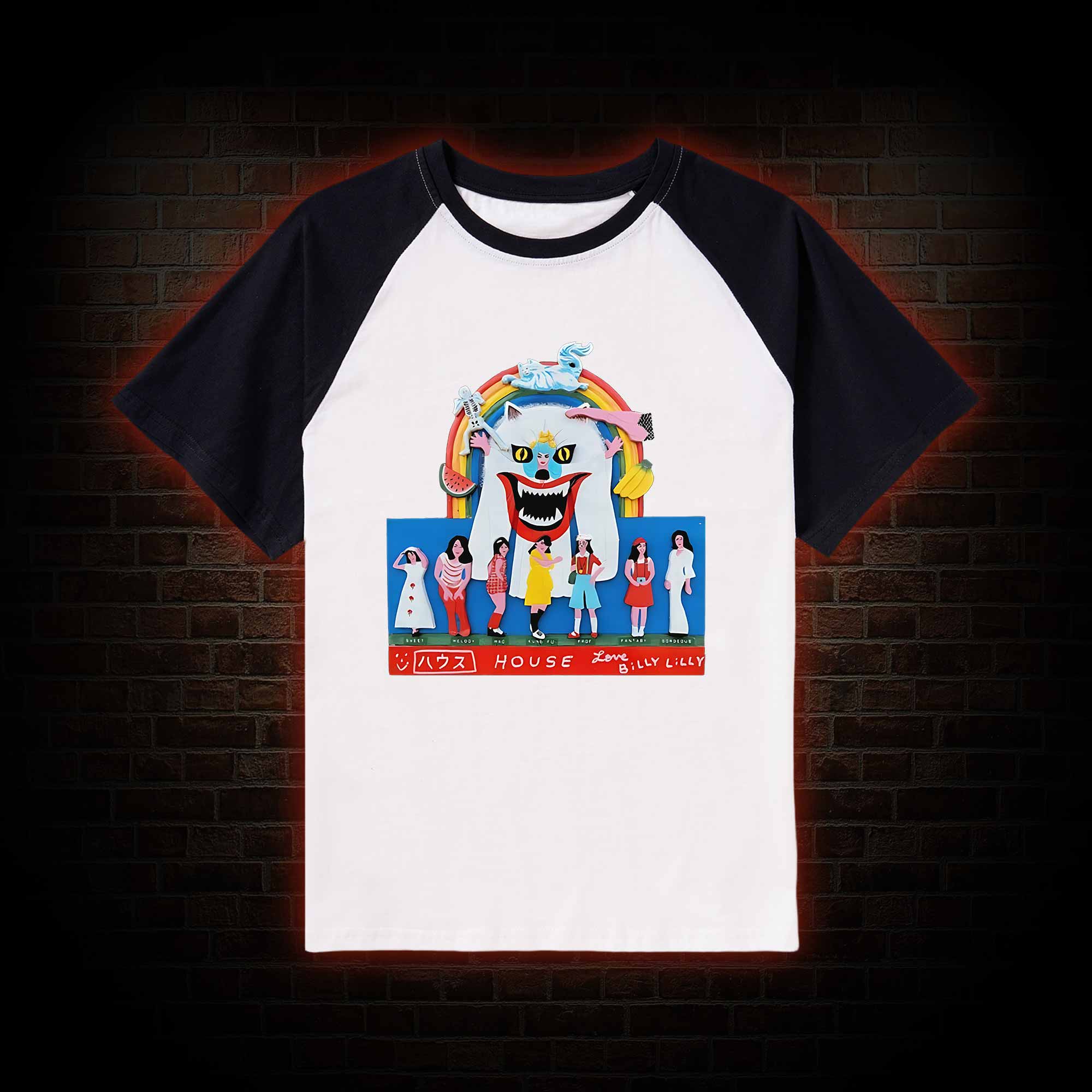 The Girls will Wake Up When They are Hungry Raglan T-shirt