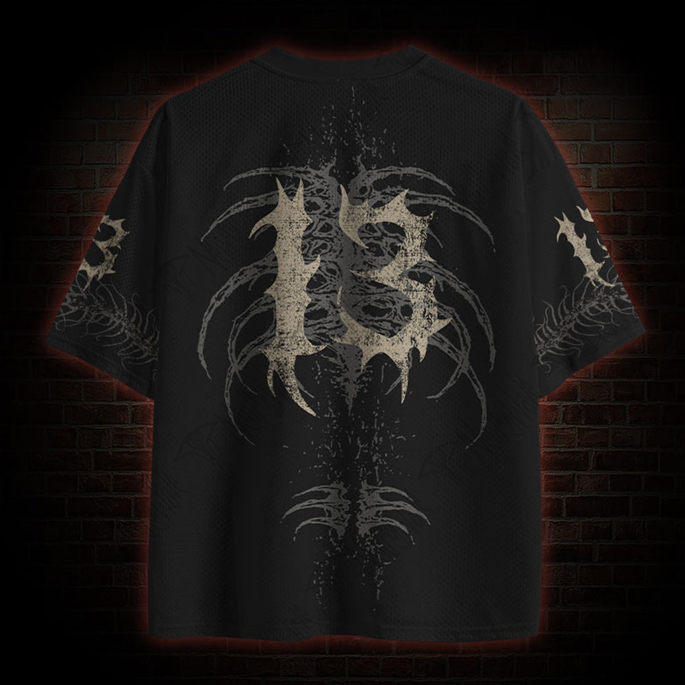Double Skull Mesh Jersey
