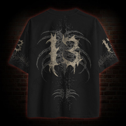 Double Skull Mesh Jersey