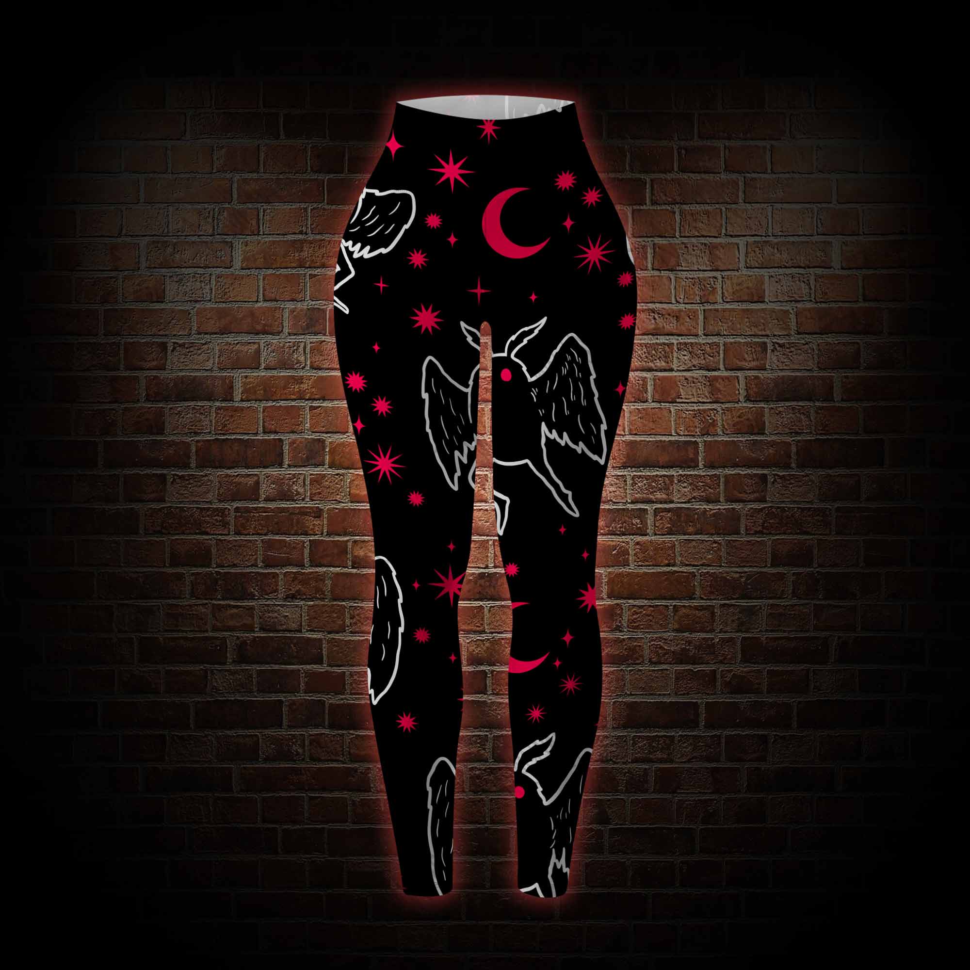 Mothman Night Women's Tight-Fitting Pants