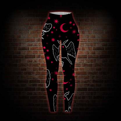Mothman Night Women's Tight-Fitting Pants