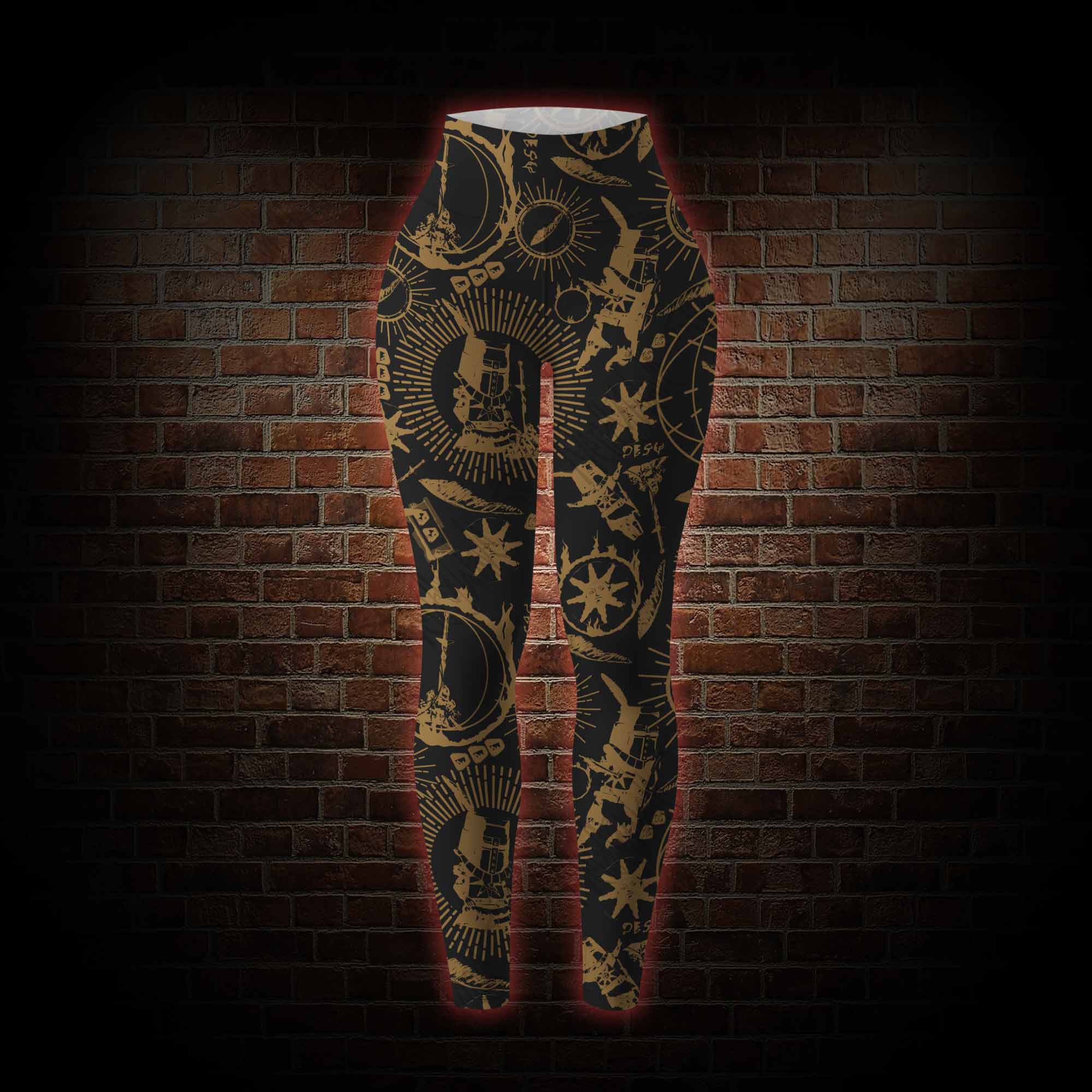 Retro Praise the Sun Women's Tight-Fitting Pants