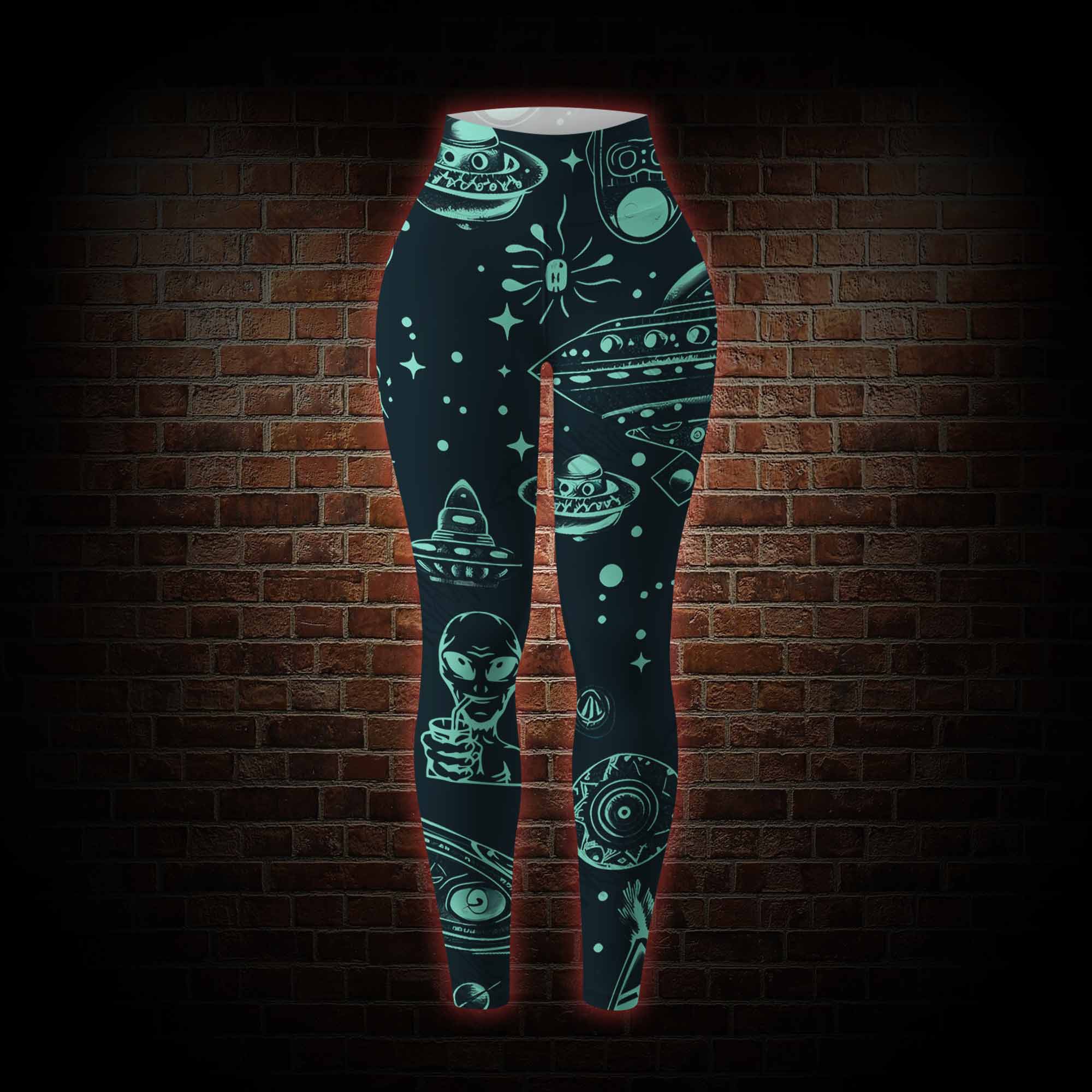 Outer Space Women's Tight-Fitting Pants