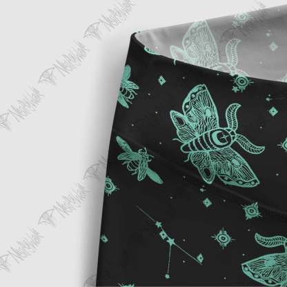 Midnight Flying Insects Women's Tight-Fitting Pants