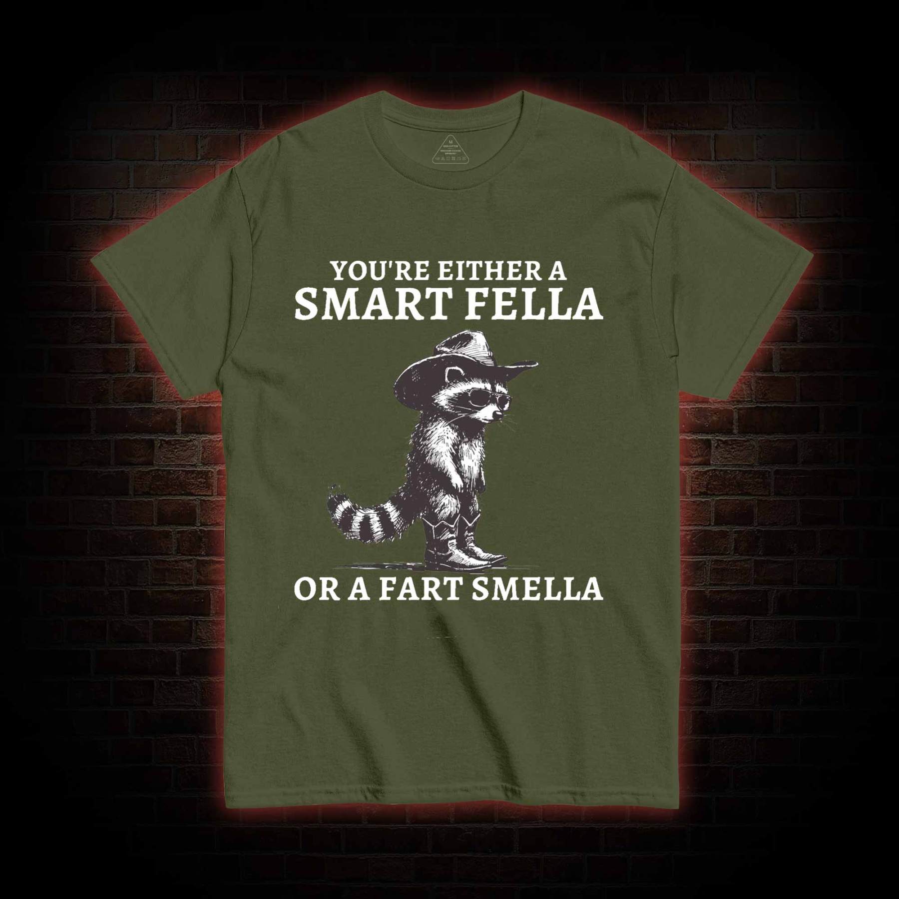 You're Either a Smart Fella or a  Fart Smella T-shirt