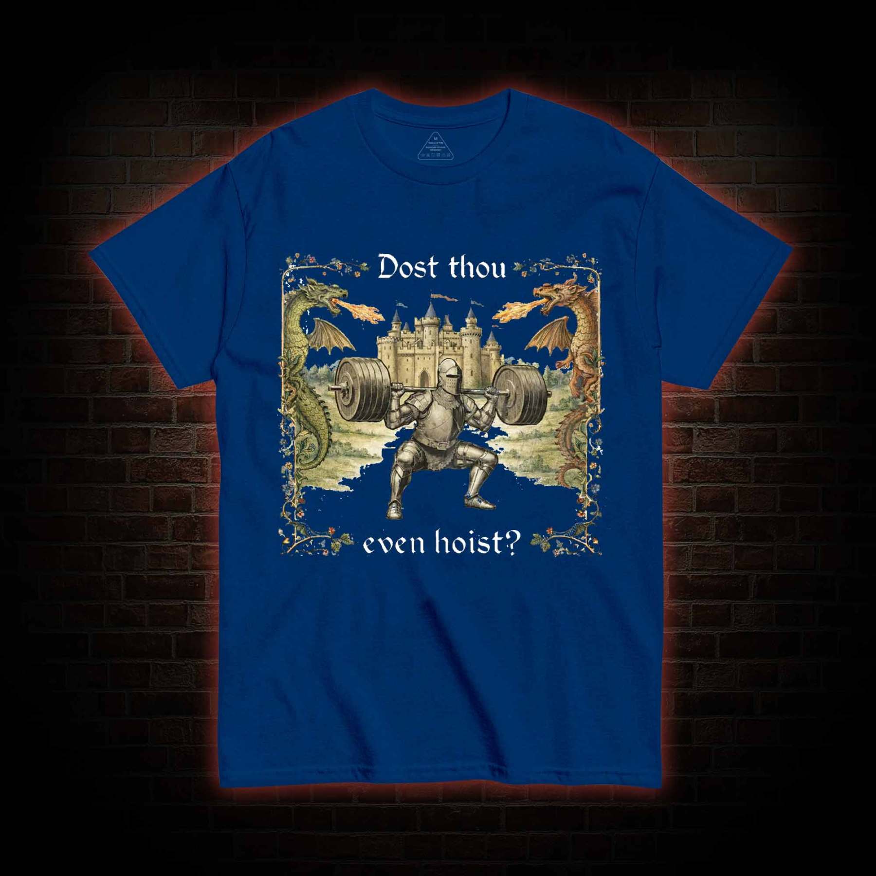 Dost Thou Even Hoist Medieval Gym T-shirt