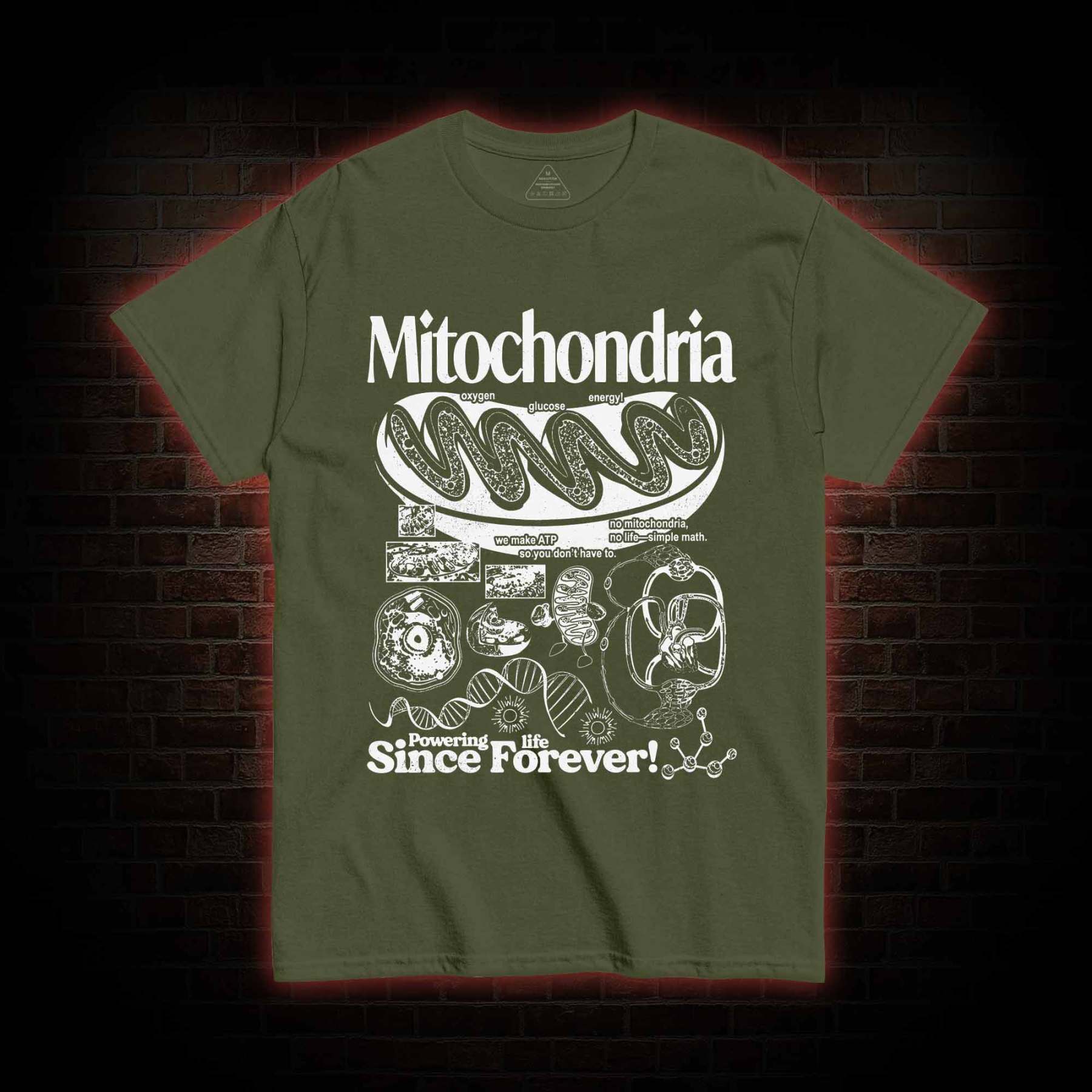 Mitochondria Vintage T-shirt