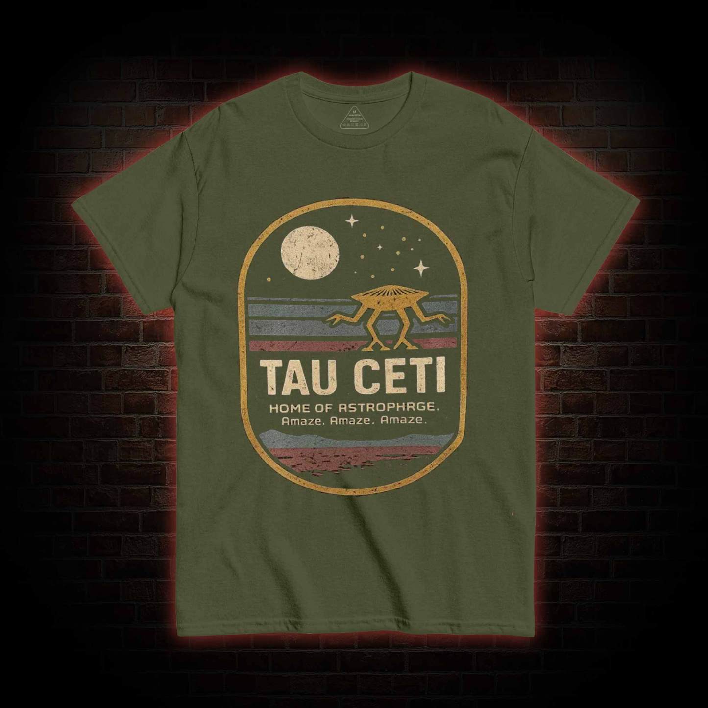 Retro Tau Ceti T-shirt