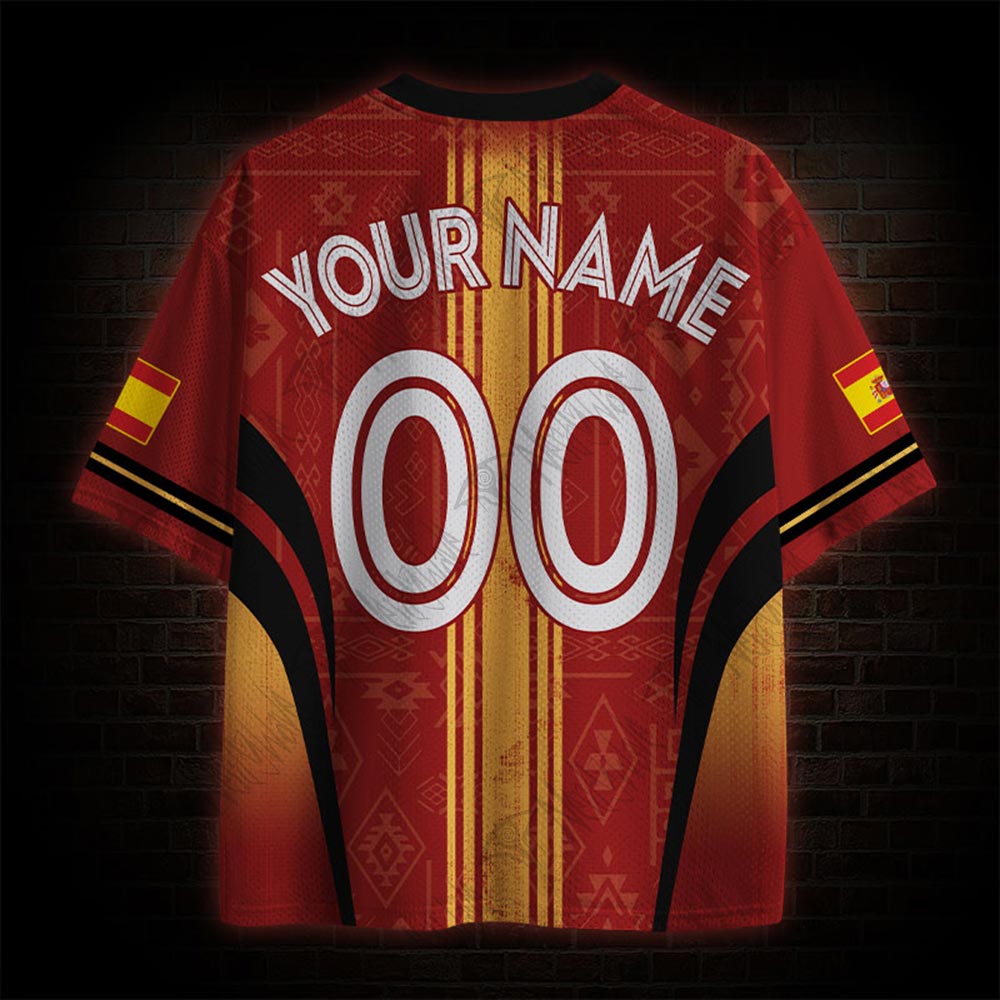 Personalized Spain Mesh Jersey