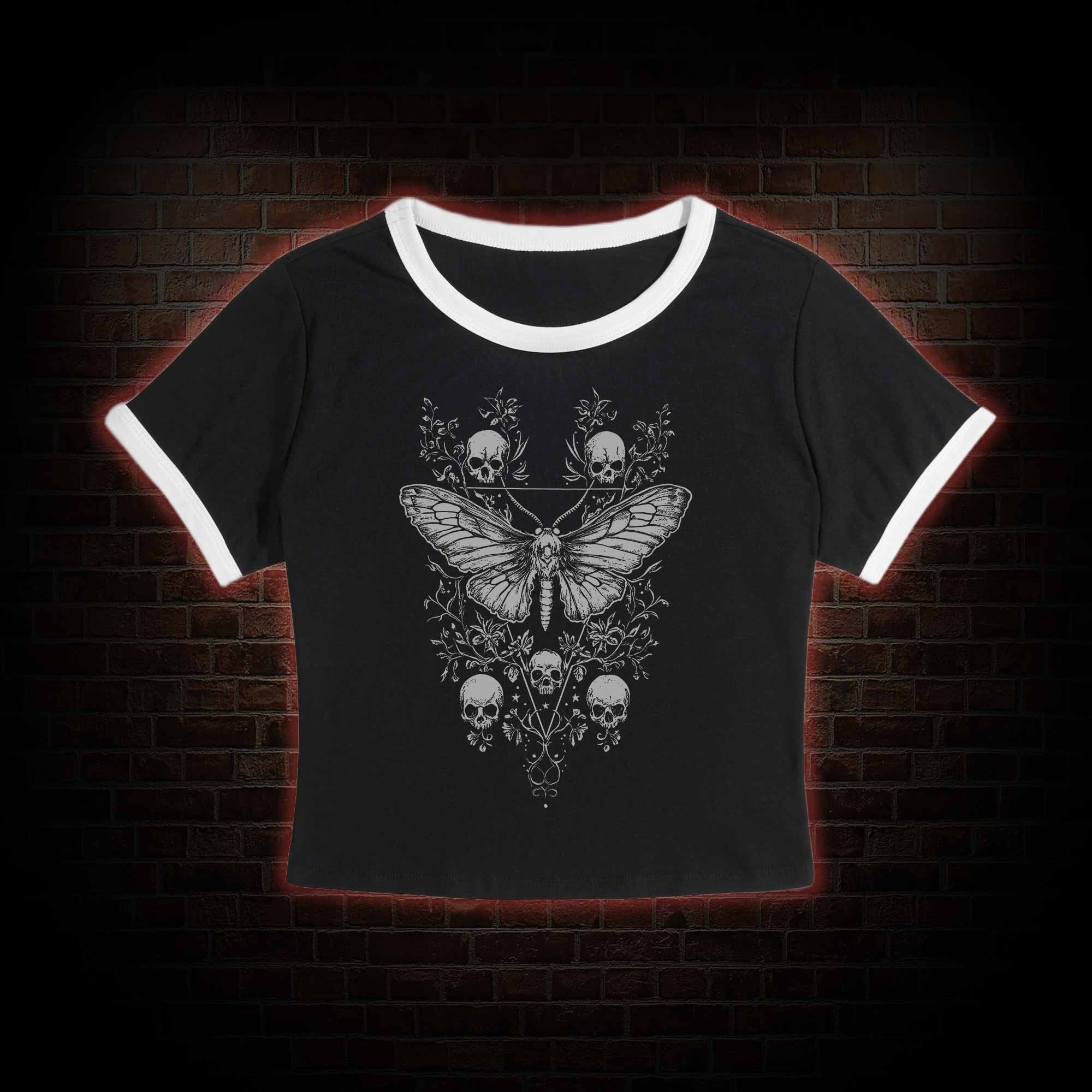 Skull Moth Baby Tee