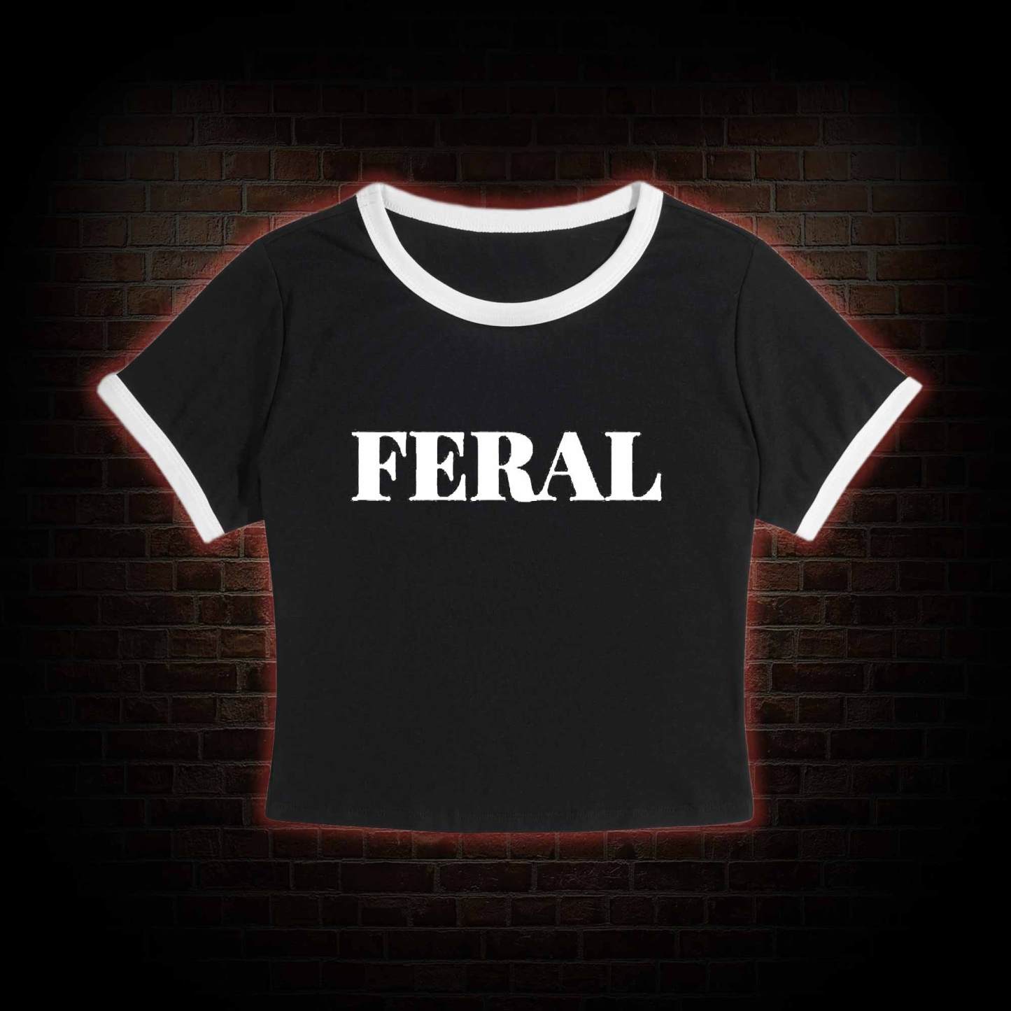 Feral Slim Crop T-Shirts
