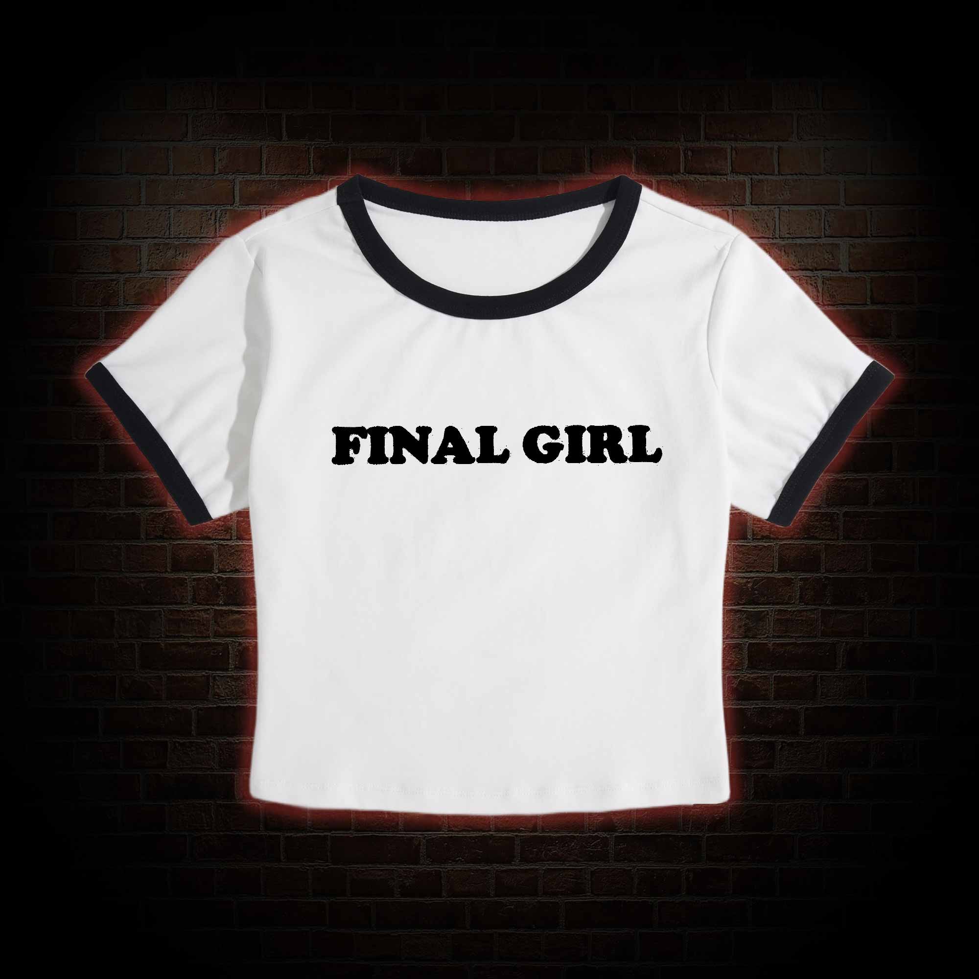Horror Final Girl Baby Tee