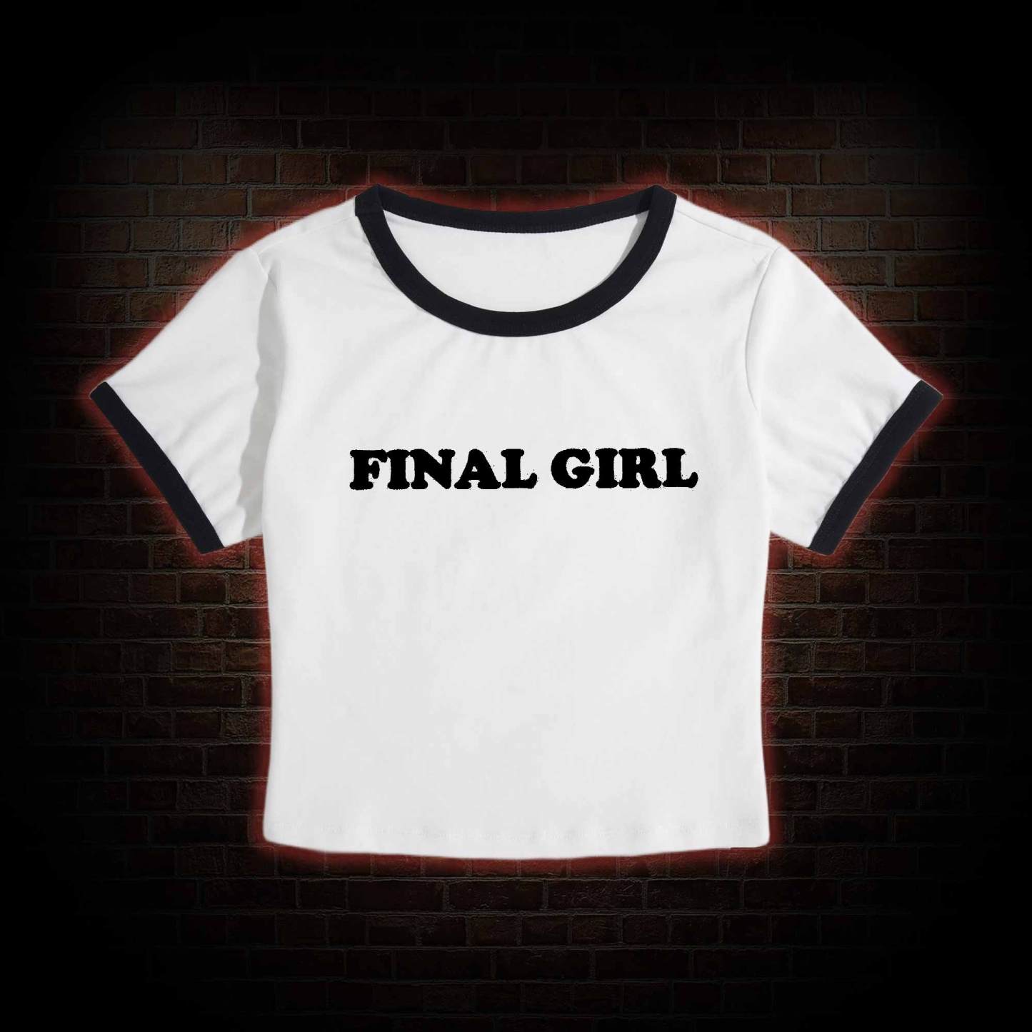 Horror Final Girl Baby Tee
