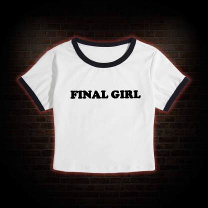 Horror Final Girl Baby Tee