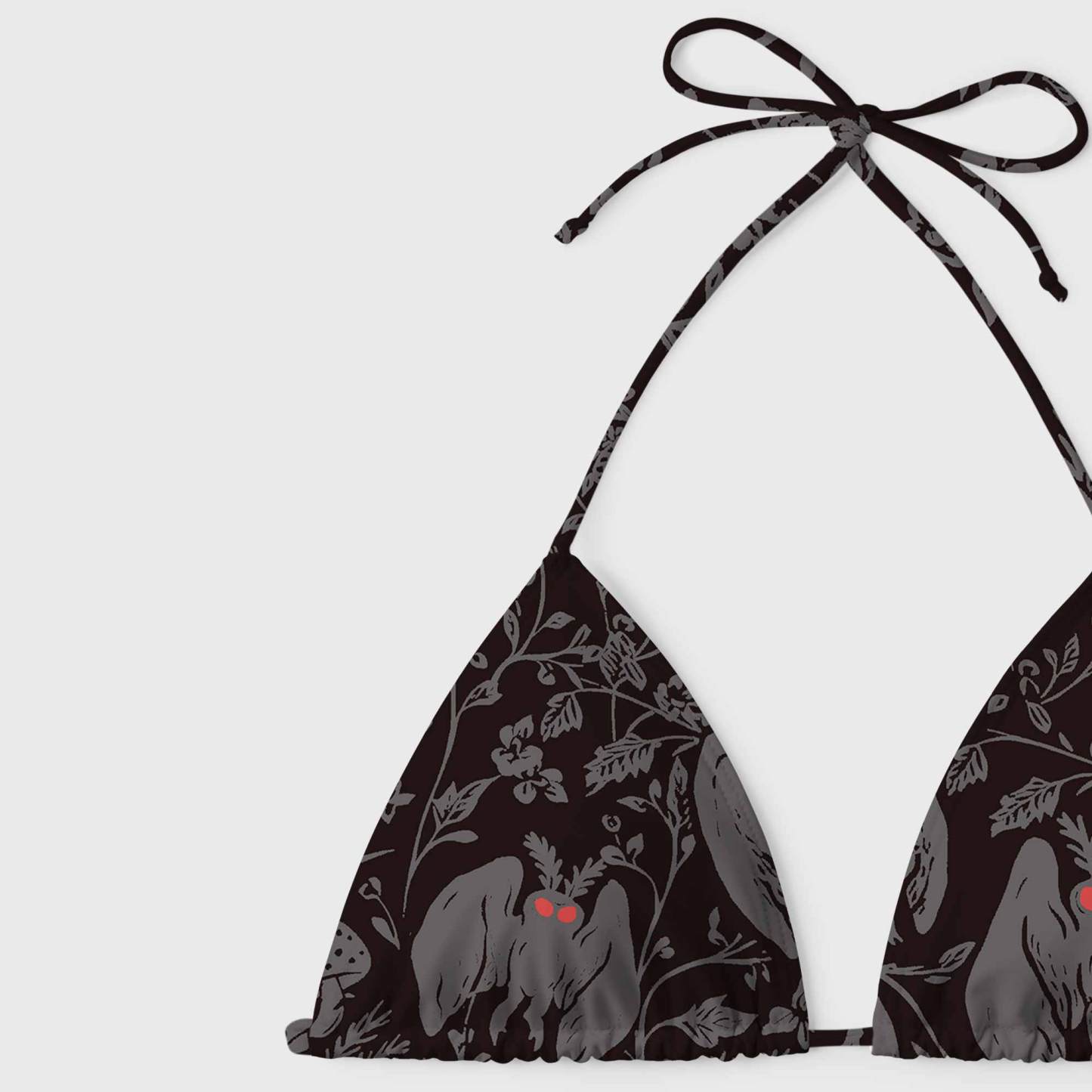 Mothman in the Jungle Women's Adjustable Tie-Strap Bikini