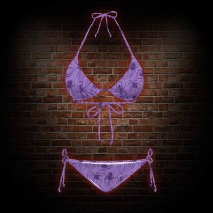 Spiders Women's Adjustable Tie-Strap Bikini