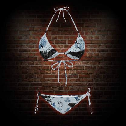 Flying Bats Women's Adjustable Tie-Strap Bikini