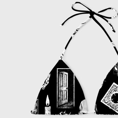 It's A Waste of Good Suffering Women's Adjustable Tie-Strap Bikini