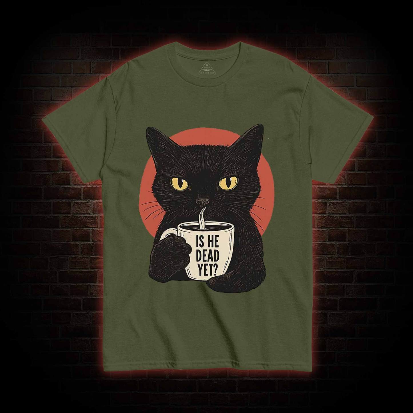 Is He Dead Yet Cat T-shirt