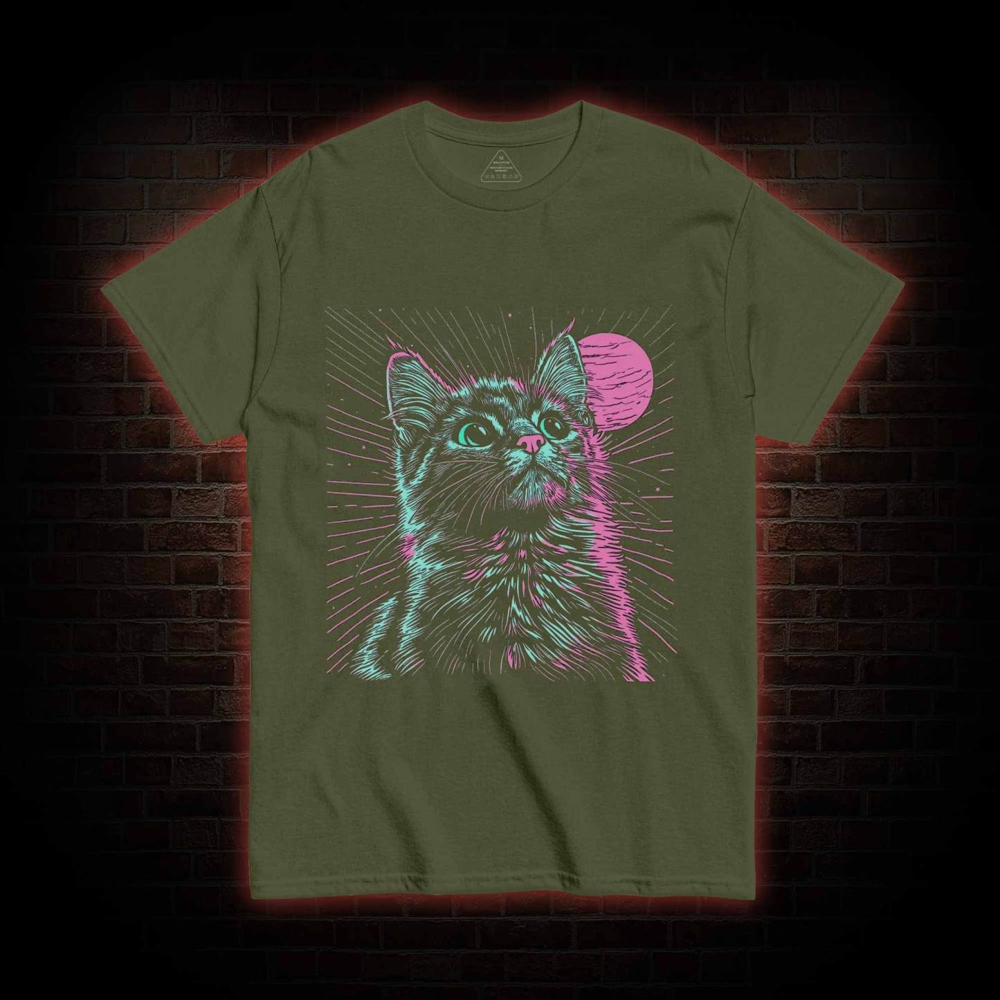 Psychedelic Cat T-shirt