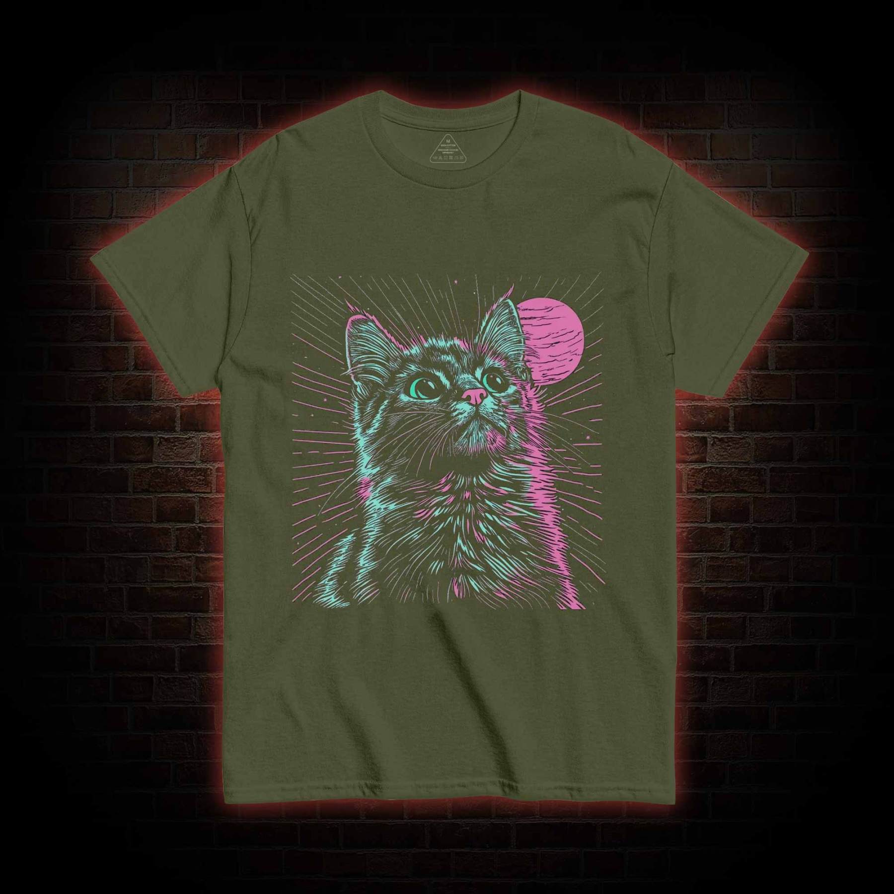 Psychedelic Cat T-shirt