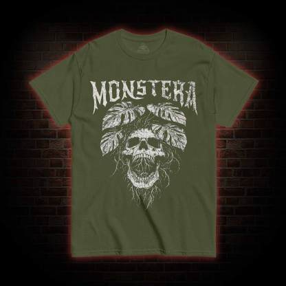 Monstera Skull T-shirt