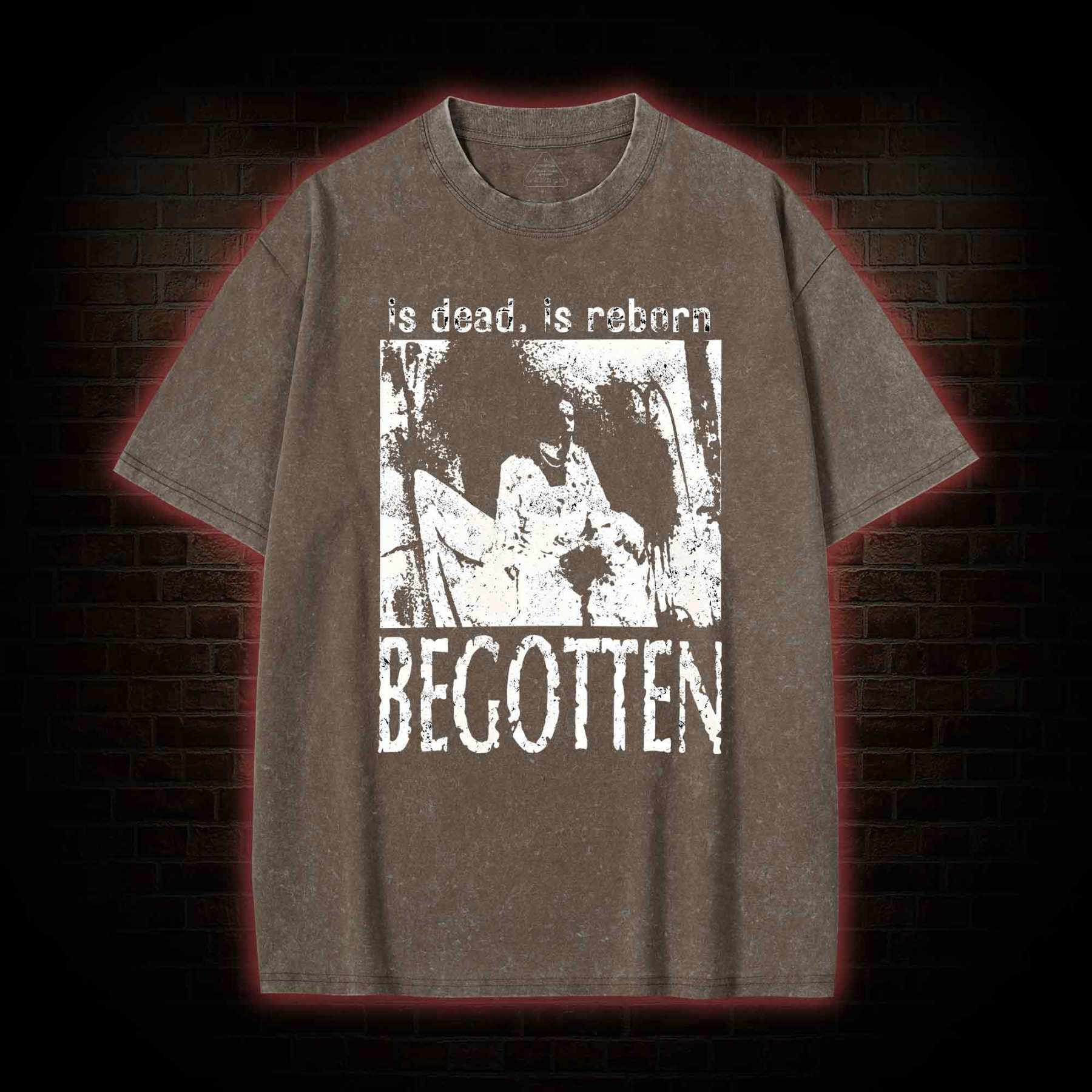 Begotten Is Dead Reborn Washed T-shirt