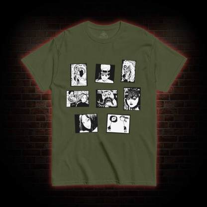Retro Horror Manga T-shirt