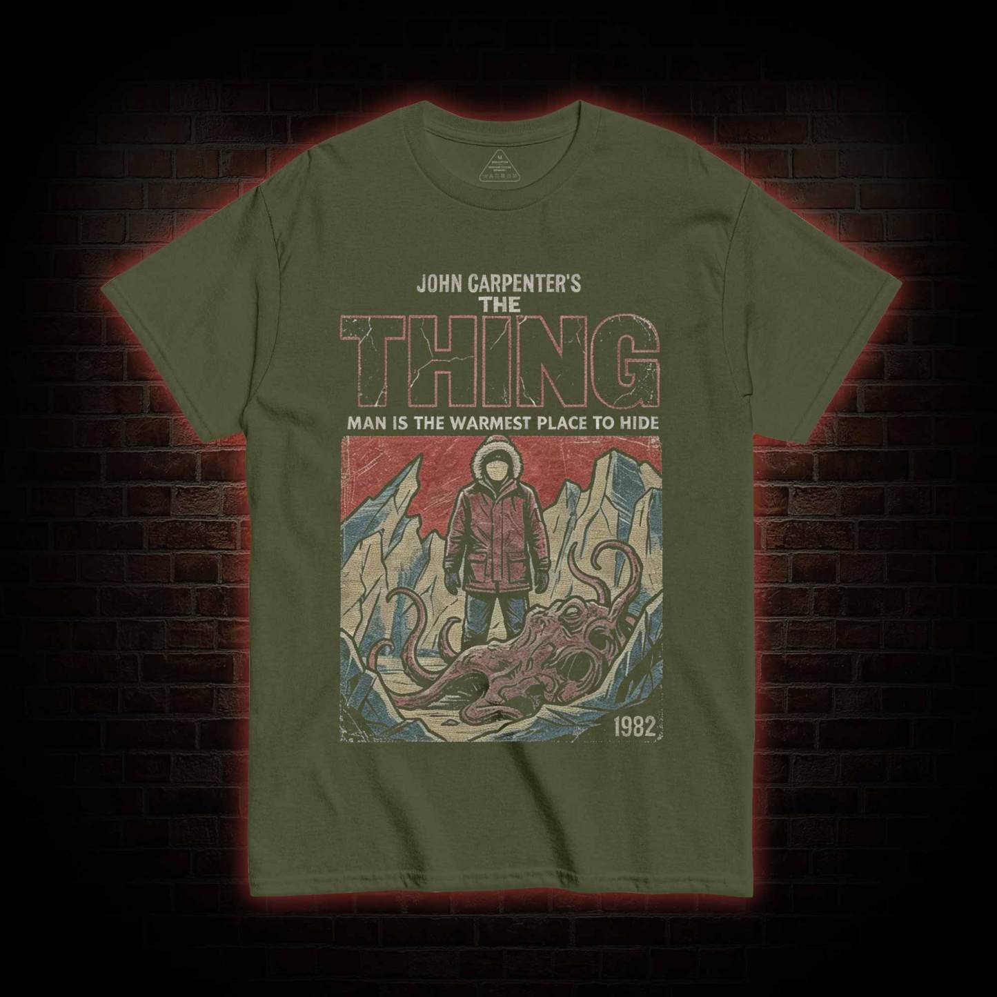 Man is the Warmest Place to Hide T-shirt