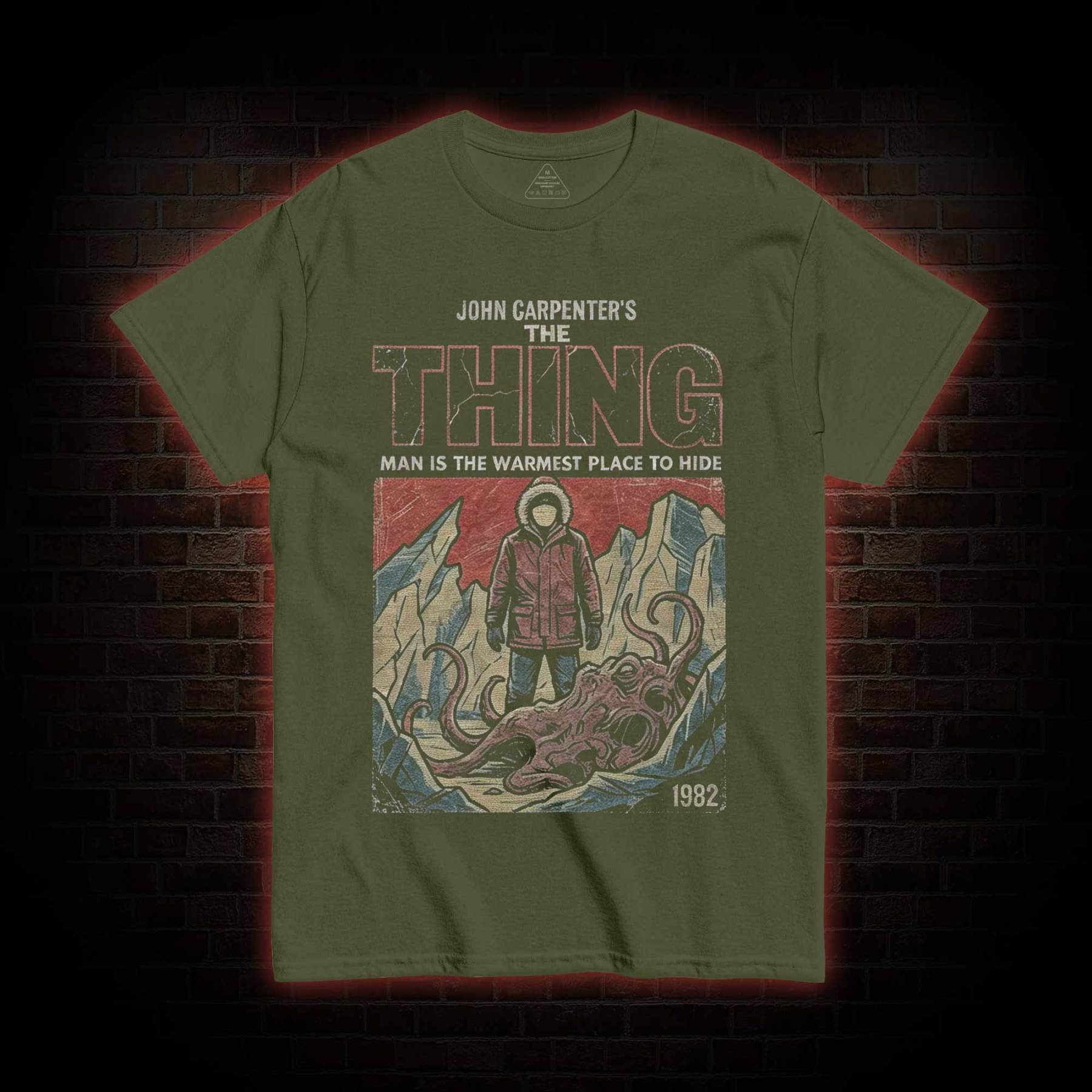 Man is the Warmest Place to Hide T-shirt