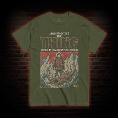 Man is the Warmest Place to Hide T-shirt