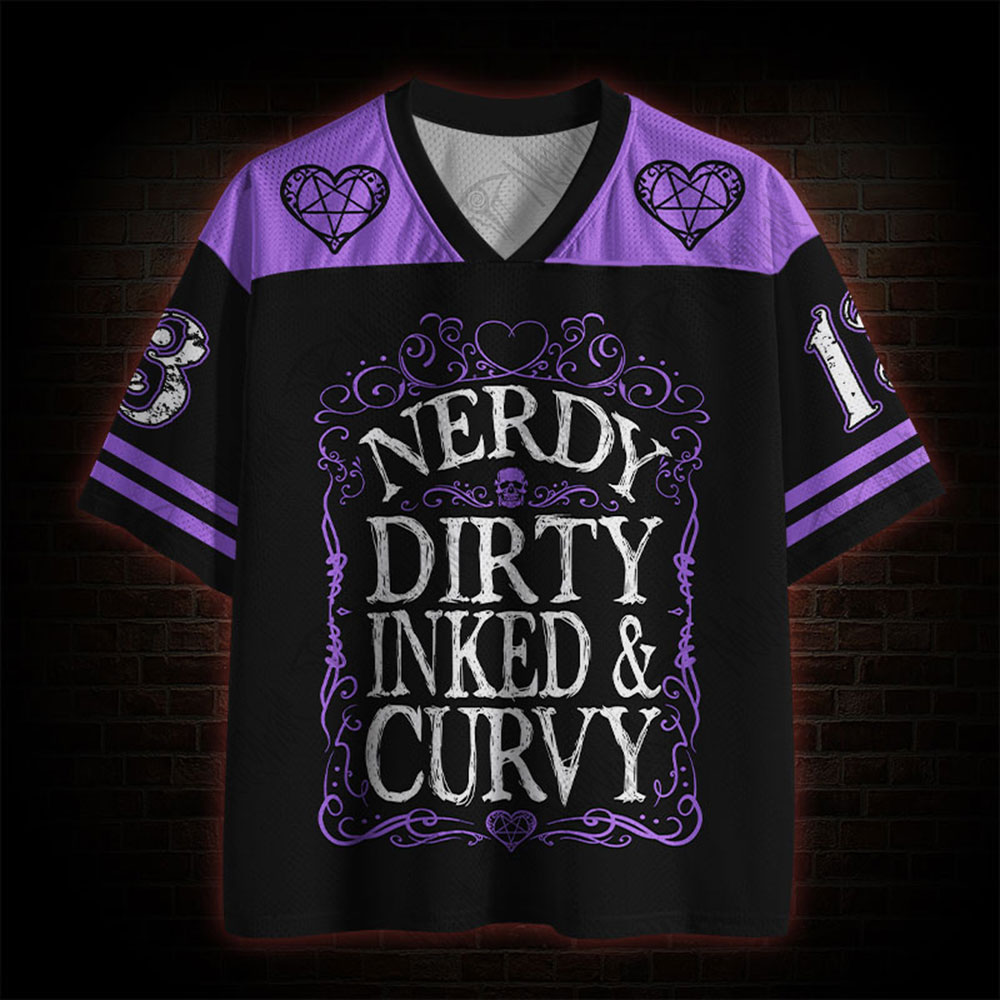 Dirty Inked&Curvy Mesh Jersey