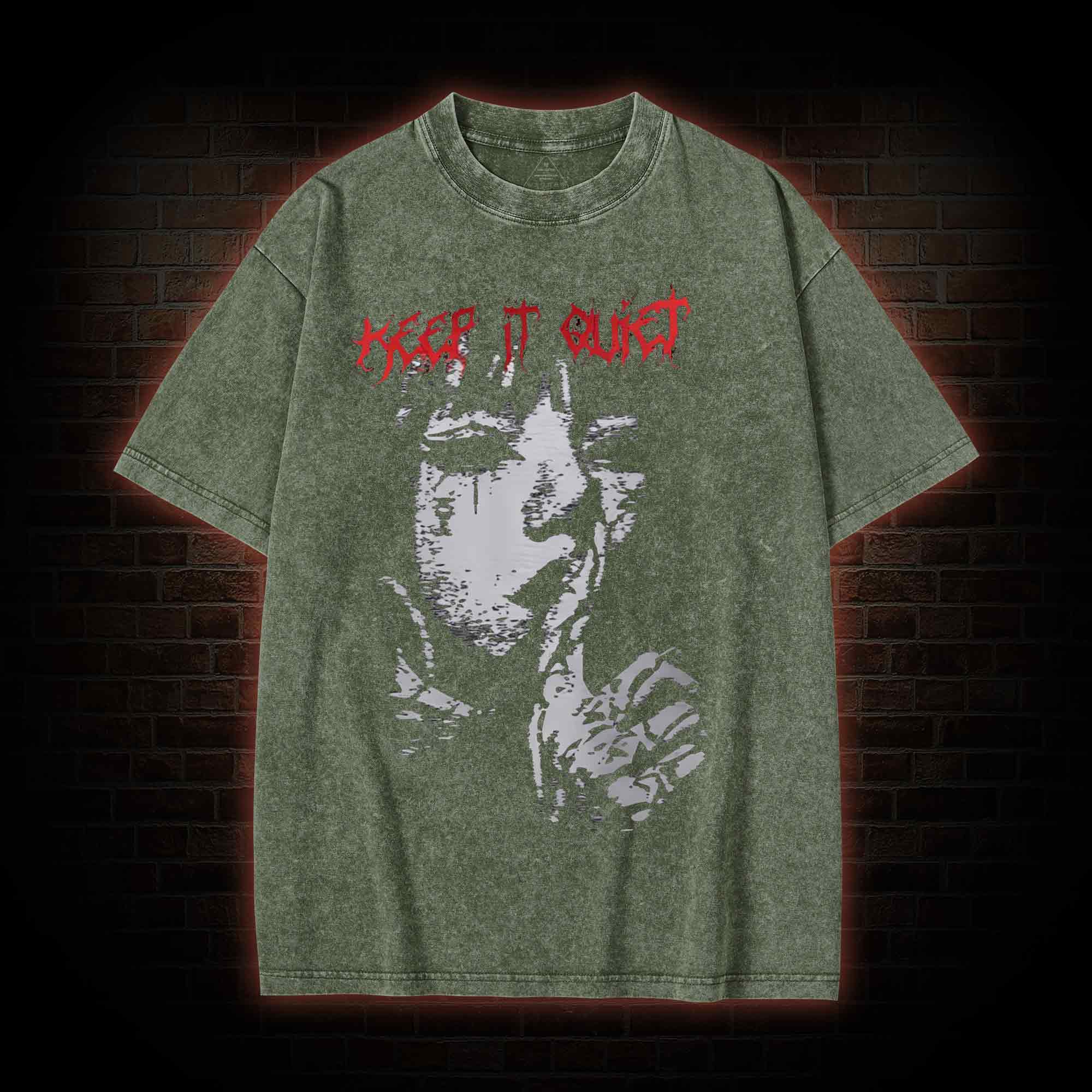 Keep it Quiet Washed T-shirt