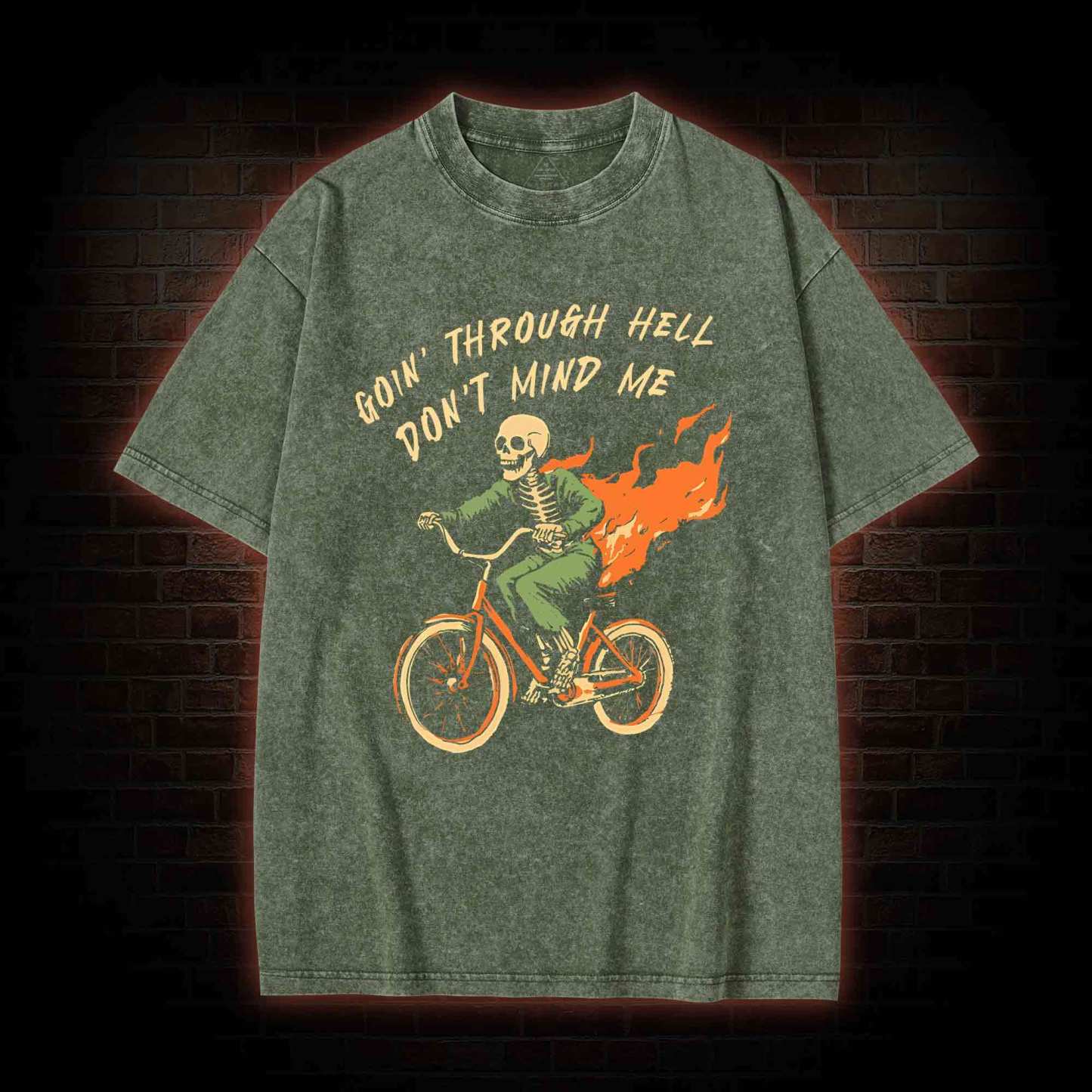 Goin' Through Hell Washed T-shirt