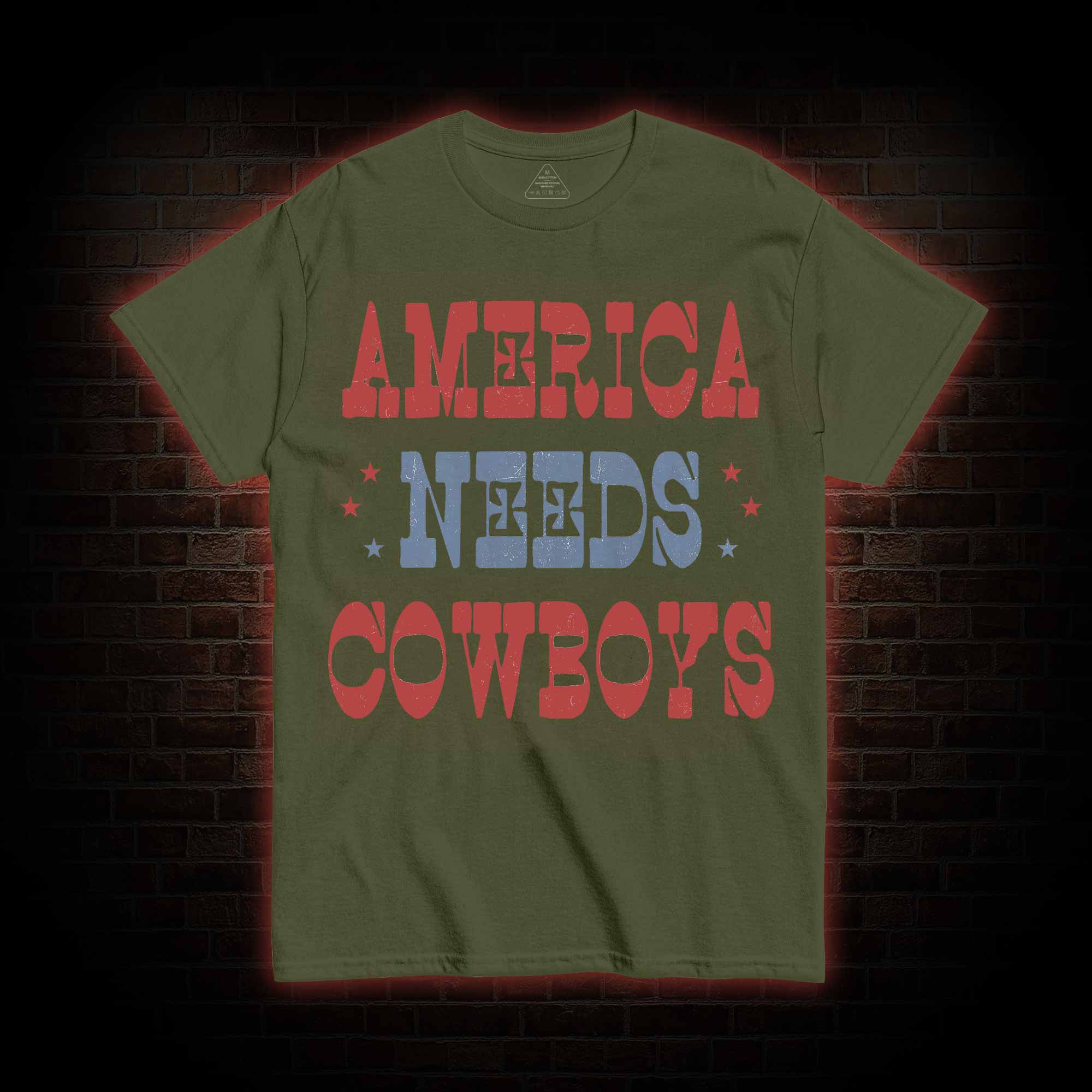 America Needs Cowboys T-shirt