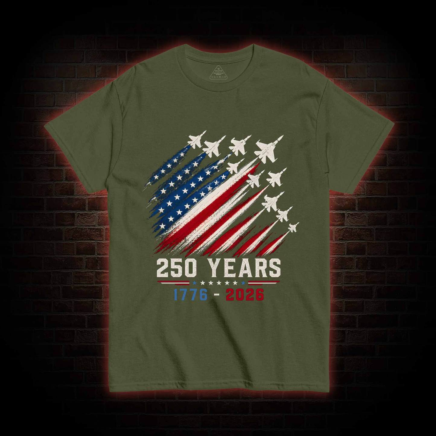 Patriotic Jet Fighter T-shirt