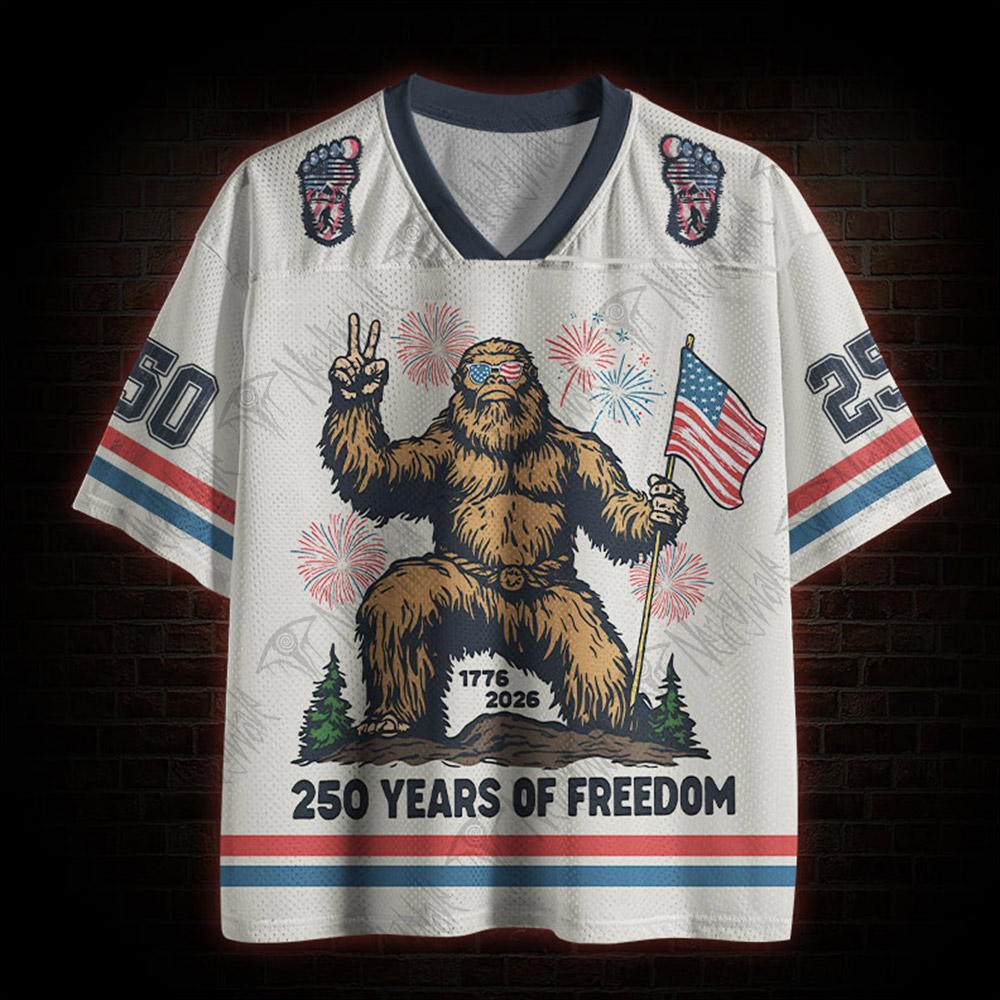 Bigfoot Believes in Freedom Mesh Jersey