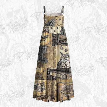 Tempus Fugit Wide Straps Maxi Dress