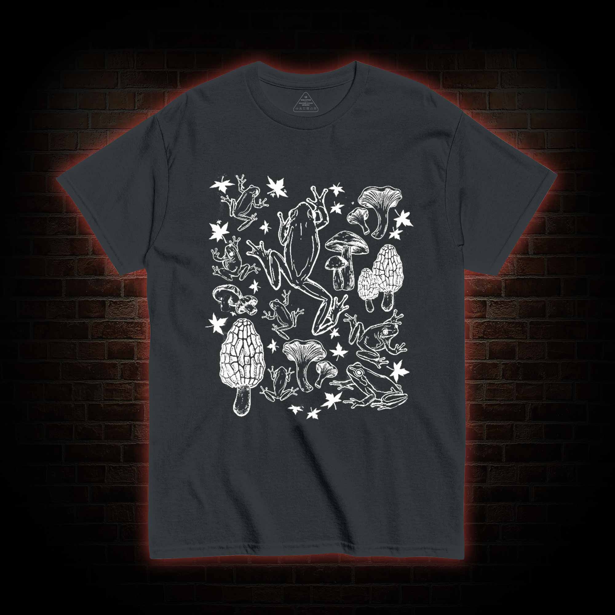 Frogs and Mushrooms T-shirt