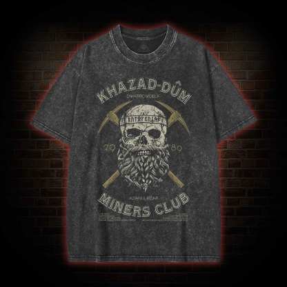 The Mines Of Moria Washed T-shirt
