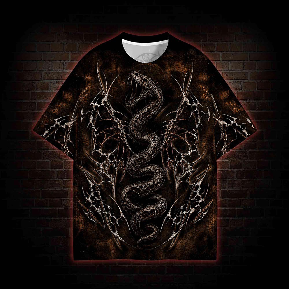 Skull Crescent Eco Graphic T-shirt