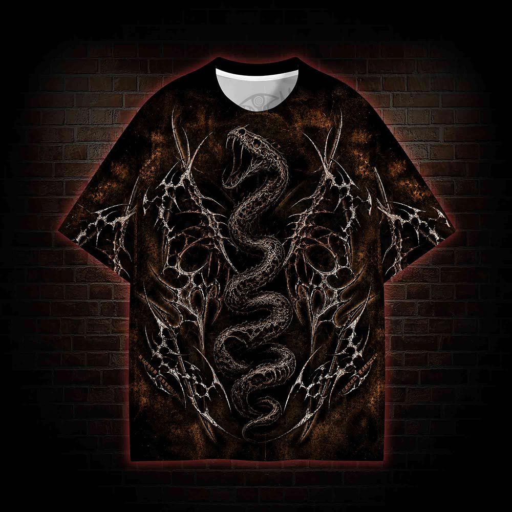 Skull Crescent Eco Graphic T-shirt